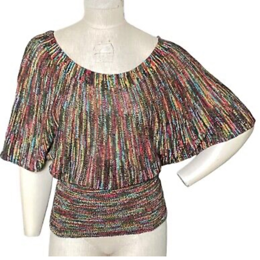 Forever 21 batwing multi knit top